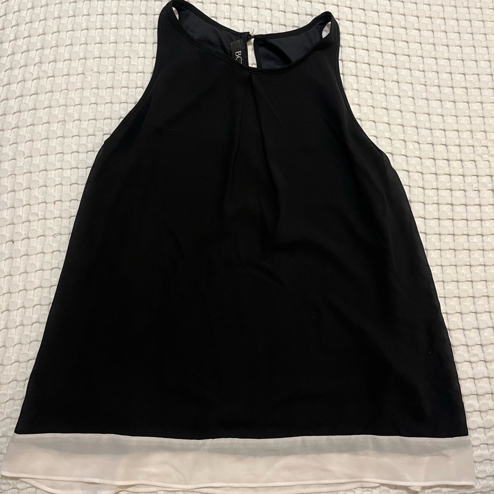 BCX Black and White Tank Top